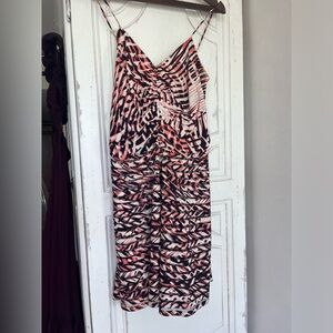 PARKER A line silk dress